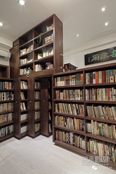 上海老公寓巧妙改造 26平书卷气的三口之家