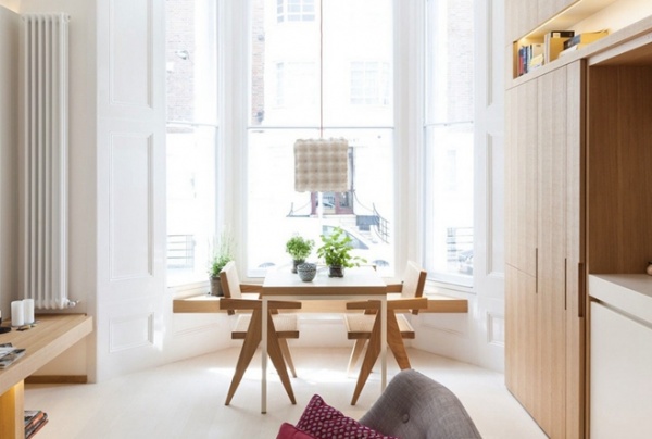 英国长型收纳木作公寓 优雅又实用的居家空间