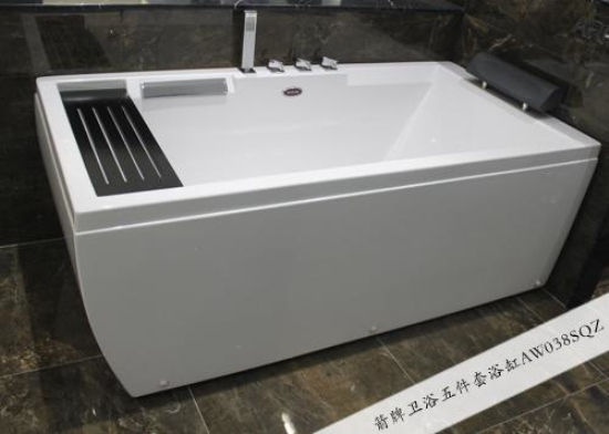 新品评测：箭牌卫浴五件套浴缸AW038SQZ