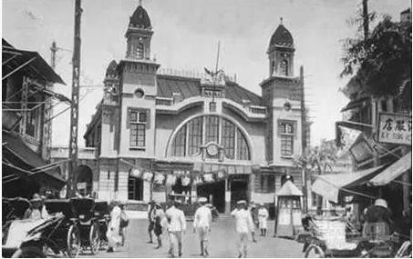 解放前的老汉口火车站