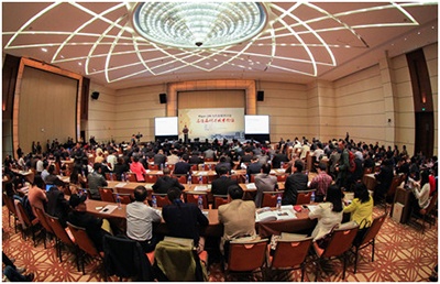 中国四大名镇当代发展研讨会现场，座无虚席