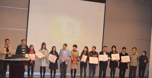 2013年度上海市高新技术自主创新十强合影（齐家网代表-右5）