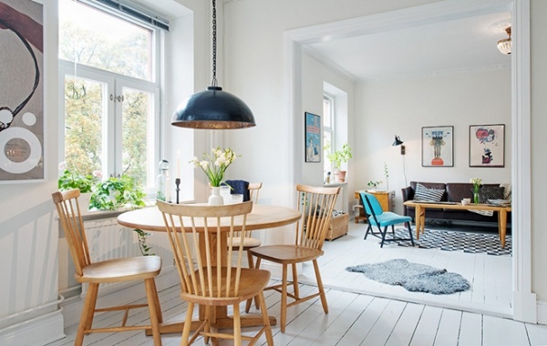 瑞典 73平米现代混搭风公寓