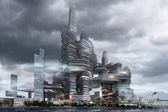深圳湾上将诞生一座微型未来生态城市