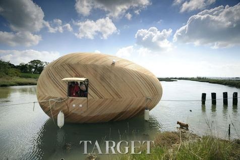 Exbury Egg：蛋形水上住宅