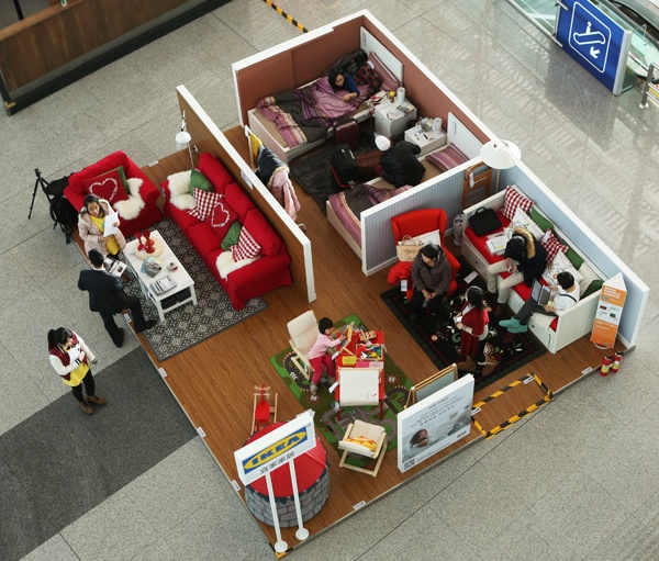 IKEA宜家首都机场T3航站楼舒适睡眠体验区