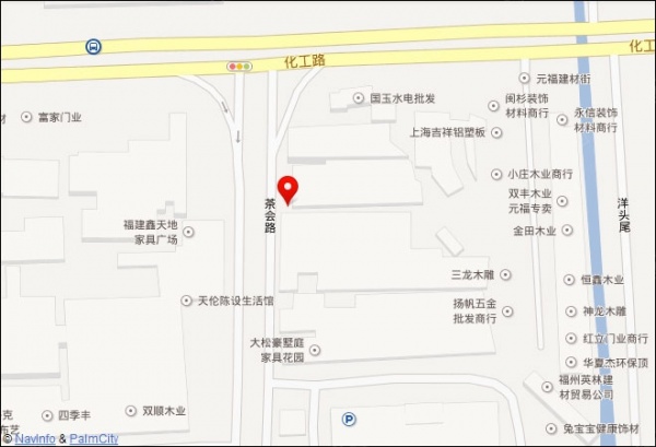 嘉宝莉立体质彩漆福州新南方装饰城店地理位置