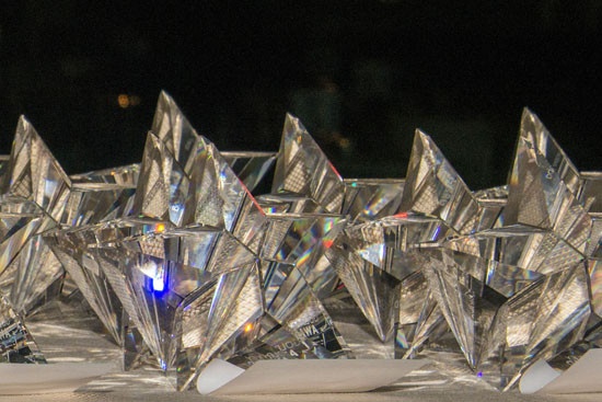 Glod Key Award 19大类别当晚逐一揭晓，施华洛奇水晶奖杯星光熠熠