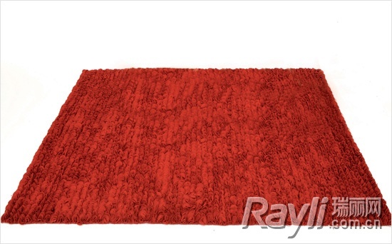 nanimarquina红色立体地毯