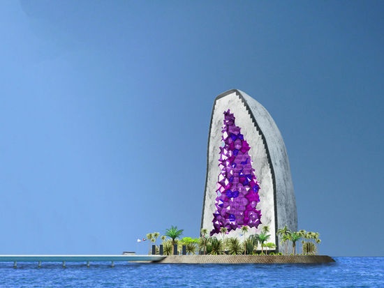 紫晶酒店 又一脑洞大开的建筑提案？