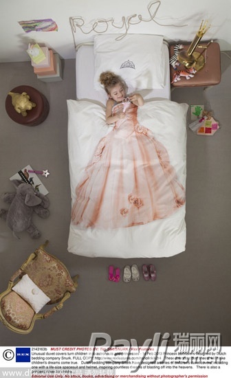 荷兰Snurk公司设计的儿童羽绒被，让孩子美梦成真。