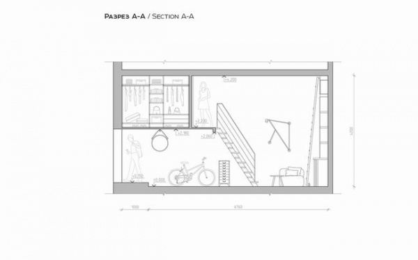 35.7平米年轻夫妇的个性LOFT公寓