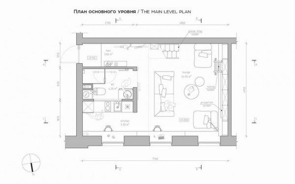 35.7平米年轻夫妇的个性LOFT公寓