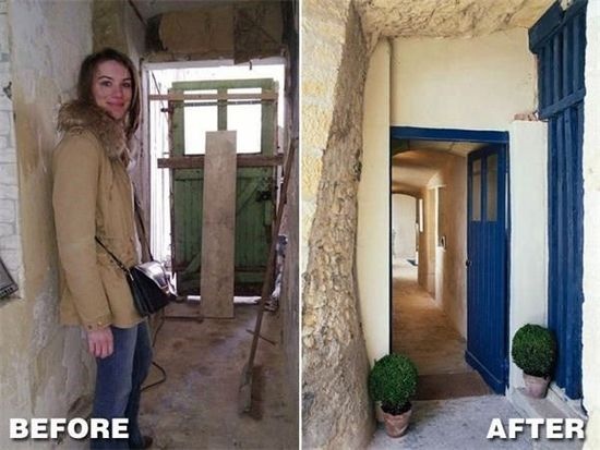 法国80后小夫妻1欧元买洞穴 改造一年成豪宅