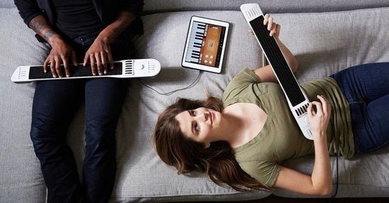 Instrument 1是一款能整合吉他、贝斯、钢琴、小提琴、尤克里里、西塔尔琴以及电子鼓等多种乐器的电子乐器神器，由Artiphon团队推出。它支持多种演奏方法，你可以弹奏、拨弦、拉弓、敲击等。此外，该设备还提供多种乐器的声音。只要你把该设备与iPhone, iPad, Mac或是PC连接，通过MIDI音乐标准格式的应用程序就会输出声音。如图中所示，该电子乐器长23.5英寸，头部和底部都有扬声器，身体是琴桥、音量旋钮以及乐器设置装置。支持USB、Lightning、耳机插孔以及电源等物理接口，内置加速计、压力传感器以及充电电池。直板的身体看起来就像一把有科技感的搓衣板。其实，这种设计便于用户用各种姿势和任何想要演奏的乐器来演绎音乐。 Instrument 1看上去就像是一大堆弦乐器的集合，而它的理念也正是如此：你能以自己喜欢的任意姿势和方式使用它，并设置自己想要的任何声音。此外，这款设备还提供了不少自动化模式，以便让那些不懂得乐器弹奏的用户也能弹出优美的曲调。制作公司Artiphon还为这款设备开发了一款配套的应用程序，不过他们也欢迎乐手选择自己喜欢的MIDI应用。 在2013年的CES上，Artiphon团队就已经向大家介绍了Instrument 1电子乐器。时隔两年后，近期该团队才开始在Kickstarter进行Instrument 1众筹。