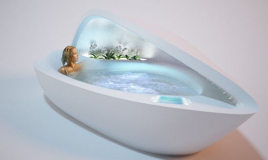 智享生活新体验 智能贝壳浴缸缓解疲劳 