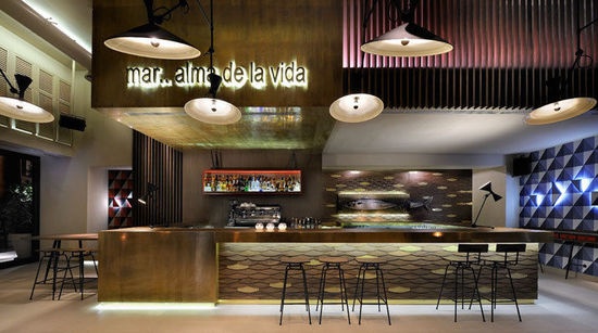 工业LOFT风格咖啡厅设计效果图