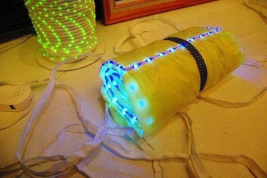 LED发光纺织面料问世 360度发光还防水