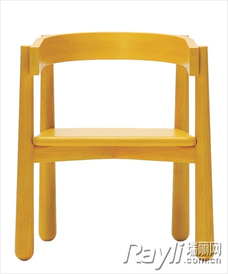 Karimoku New Standard 黄色椅子
