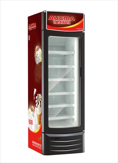 澳柯玛SD-390F立式玻璃门冷冻展示柜