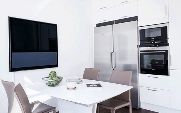 瑞典86平方米黑白简约风一居室公寓