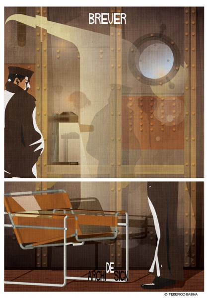 Federico Babina呈现建筑设计史上的标志性设计作品