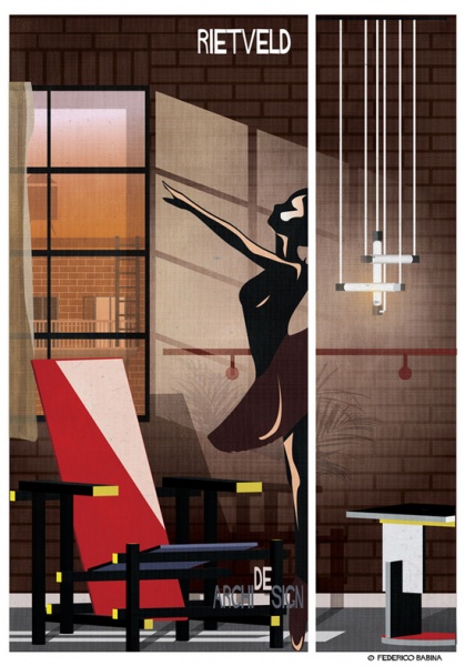 Federico Babina呈现建筑设计史上的标志性设计作品