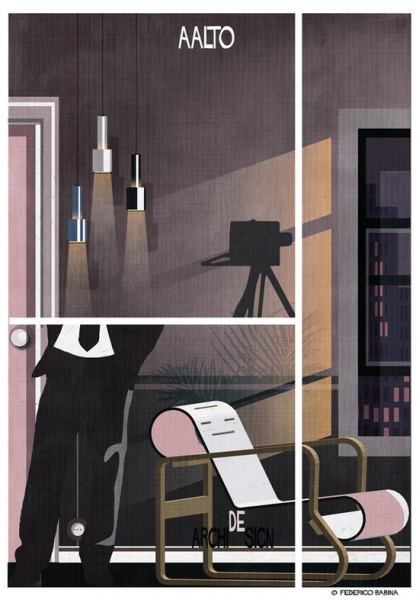 Federico Babina呈现建筑设计史上的标志性设计作品