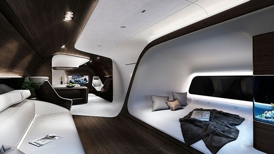 梅赛德斯-奔驰和汉莎航空公司重新定义了飞机VIP座舱
