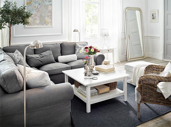 浅灰色沙发搭配,客厅沙发,百搭沙发,客厅家具
