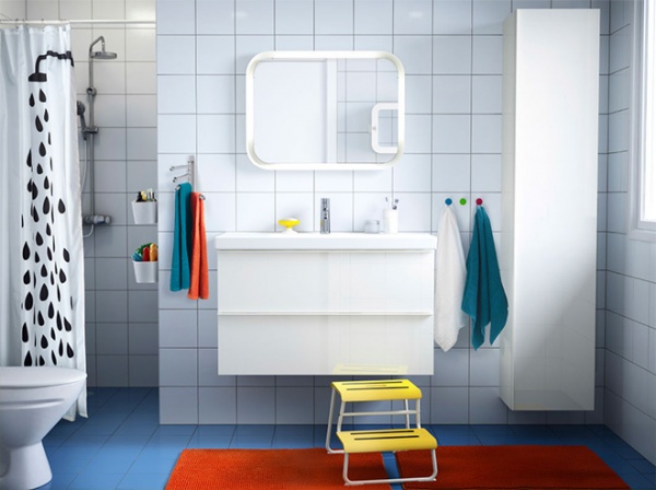 卫浴收纳,卫浴间装修案例,小户型卫浴间,墙面收纳工具