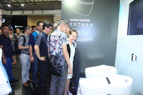 上海厨卫展恒洁卫浴智能坐便器新品发布会 (三)