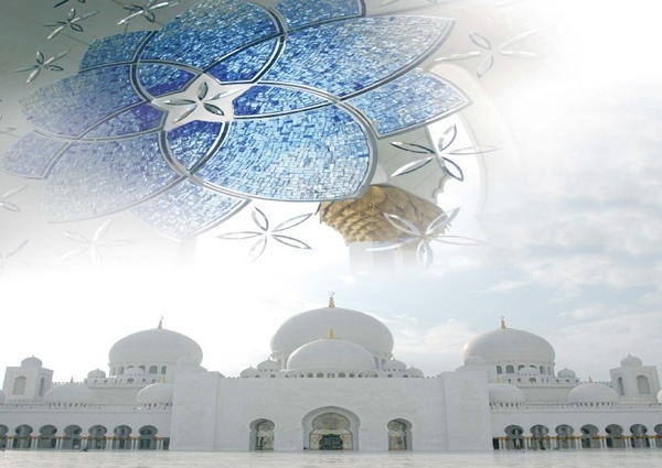 迪拜的谢赫扎耶德清真寺的门由诺布莱斯制造