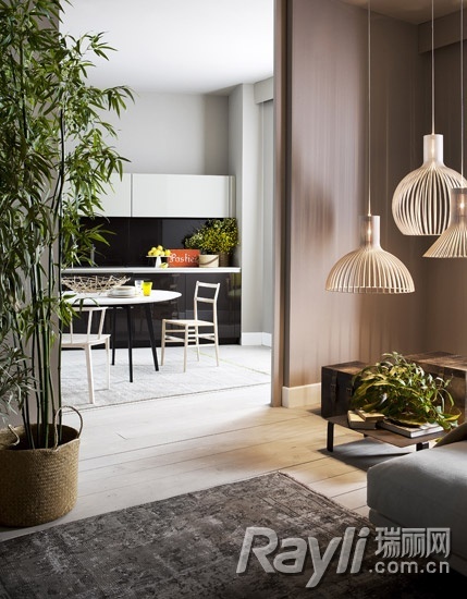 餐厨空间和起居室连通更有层次感