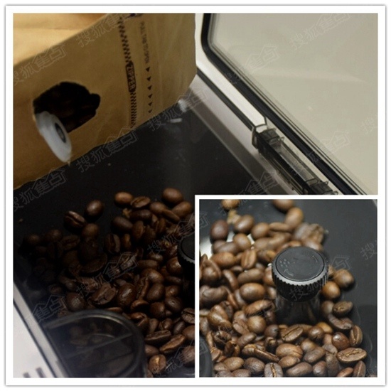 德颐全自动咖啡机DE-320豆槽