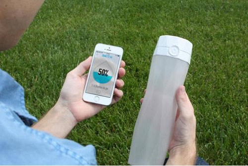 HidrateMe水瓶：用发光提醒你喝水2