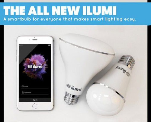 ilumi智能灯泡能根据家居环境选择亮起的颜色
