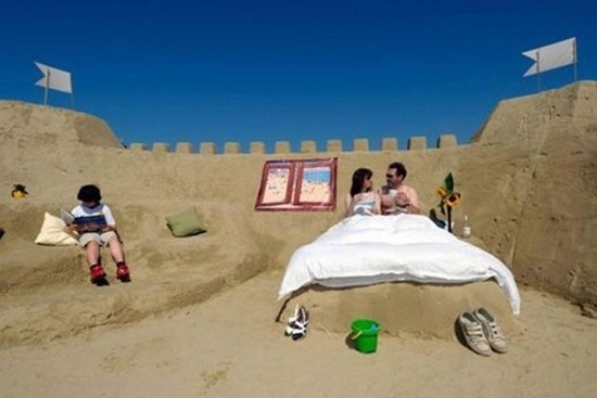全用沙子建成的酒店