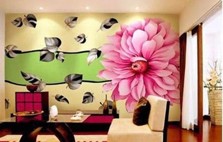 6款客厅手绘墙定制你的专属个性!