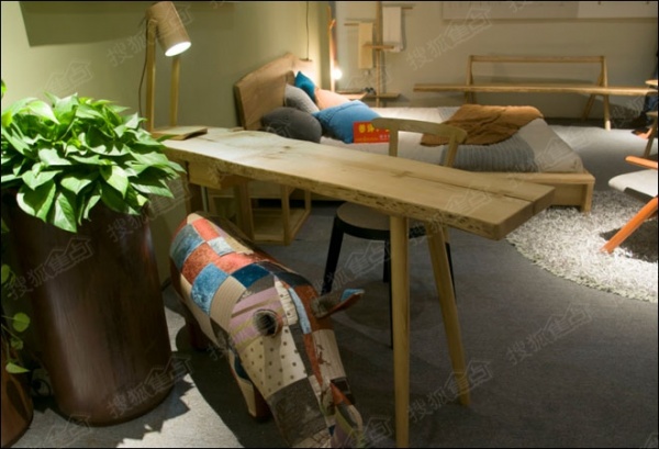 DAaZ家具实木书桌床组合