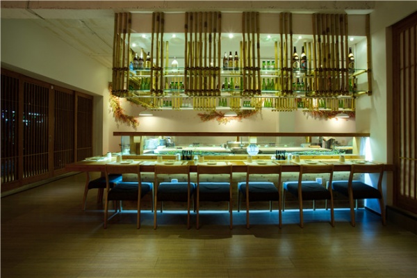 艾玛设计陶泰州餐饮空间作品 樱之味日本料理