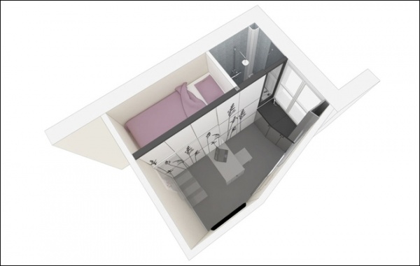 超赞8平米卧室 还带独立卫生间