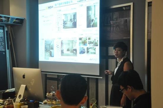 意大利IMOLA陶瓷广州区经理黄雄心介绍店面服务流程和标准