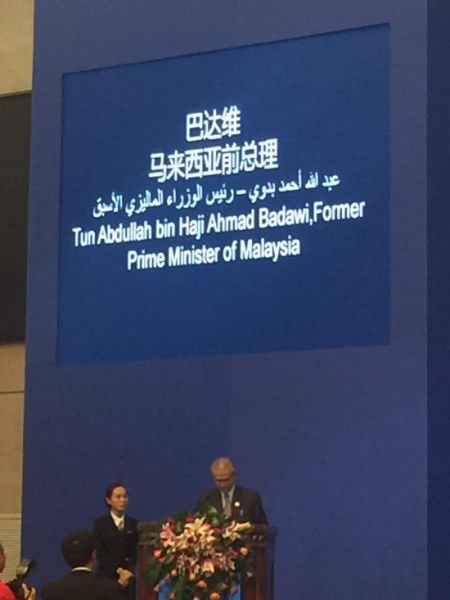 新明珠集团代表出席2015中阿国家工商峰会
