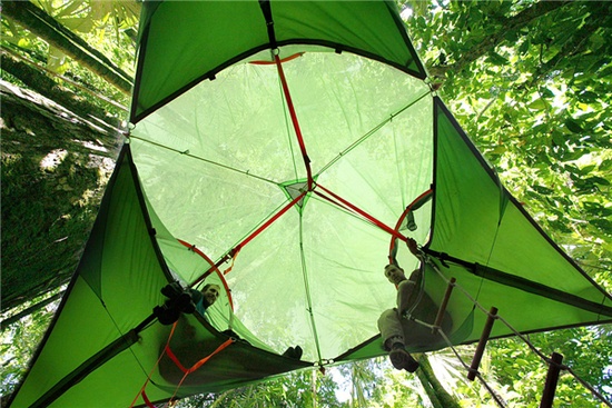 Tensile tree tent 悬空露营帐篷 圆你的树屋梦