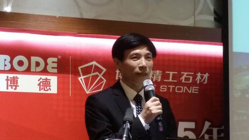 博德精工建材营销副总经理陈海建先生演讲