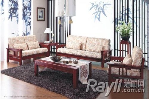 中式沙发套组 以纯实木打造耐用又环保