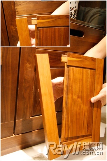 百强黑森林组合厅柜采用中国古老传统的榫卯结构