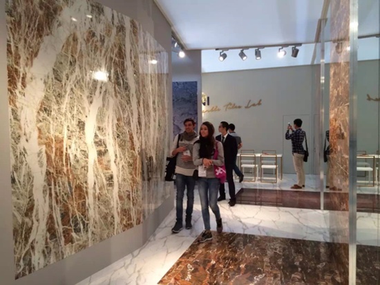 简一大理石瓷砖亮相博洛尼亚国际陶瓷卫浴展