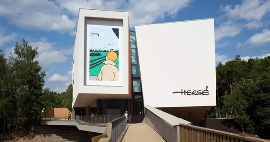 Musée Hergé博物馆（Musée Hergé），建筑师：Christian de Portzamparc建筑事务所，项目地点：比利时 项目时间：2007-2009年